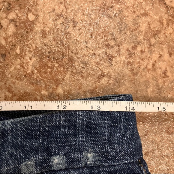 Seven7 Jeans Womens 6 Blue Bootcut Mid Rise Dark Wash Stretch Denim - Picture 11 of 16